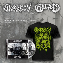 SICKRECY / BARREN - split CD + Sickrecy T-SHIRT (ZESTAW)