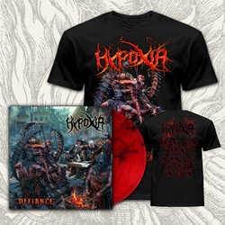 HYPOXIA - Defiance RED LP + T-SHIRT (ZESTAW)