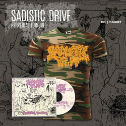 SADISTIC DRIVE - Perpetual Torture CD + T-SHIRT (ZESTAW)