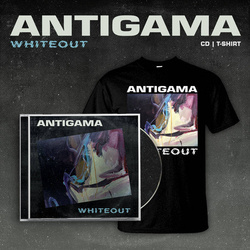 ANTIGAMA – Whiteout CD + T-SHIRT (ZESTAW)