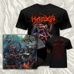 HYPOXIA - Defiance BLACK LP + T-SHIRT (ZESTAW)