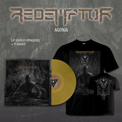 REDEMPTOR - Agonia LP (GOLD OPAQUE) + T-SHIRT